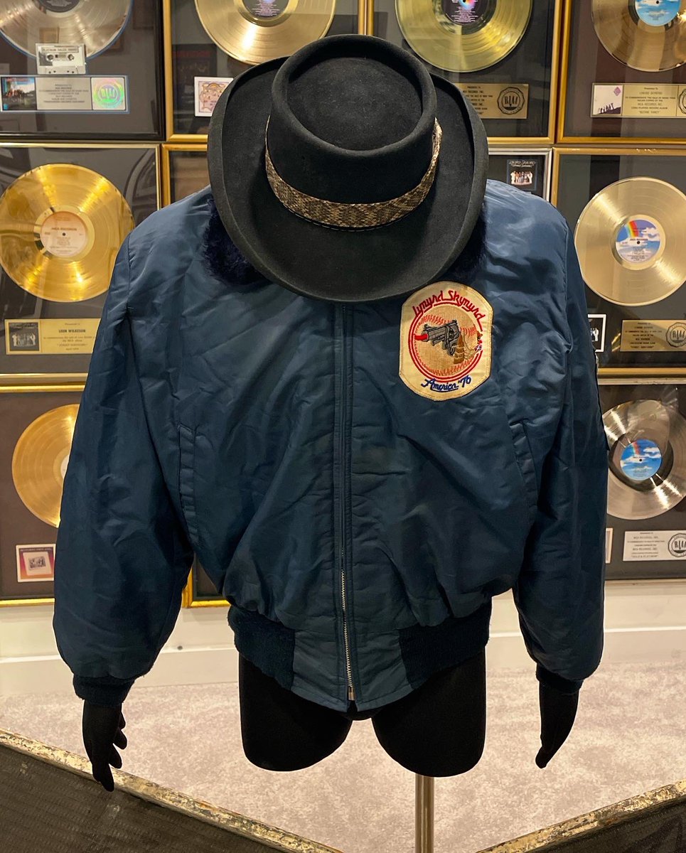 JeremyXWagner's tweet photo. Ronnie Van Zant’s 1976 Texas Hatters Hi-Roller® hat and 1976 tour jacket have been reunited.
They now reside in my 70’s-era @Skynyrd museum.
#RonnieVanZant #LynyrdSkynyrd #TexasHatters #TexasMasterHatters #KevinElson #SouthernRock #RVZ #1976 #Music #History #Memorabilia #RVZ https://t.co/Ref1auliit