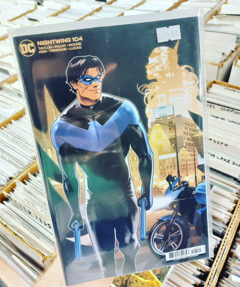 Sub-City Comics (@subcity_comics) on Twitter photo Another perfect issue of Nightwing from <a href="/TomTaylorMade/">Tom Taylor</a> & #TravisMoore. Unlimited power for a limited time, Dick Grayson certainly makes the most of his time in this one.
Grab the regular cover from <a href="/Bruno_Redondo_F/">Bruno Redondo draws stuff</a>, or the 1in25 variant from <a href="/vascogeorgiev/">Vasco GEORGIEV</a>. Another perfect issue of Nightwing from <a href="/TomTaylorMade/">Tom Taylor</a> & #TravisMoore. Unlimited power for a limited time, Dick Grayson certainly makes the most of his time in this one.
Grab the regular cover from <a href="/Bruno_Redondo_F/">Bruno Redondo draws stuff</a>, or the 1in25 variant from <a href="/vascogeorgiev/">Vasco GEORGIEV</a>.