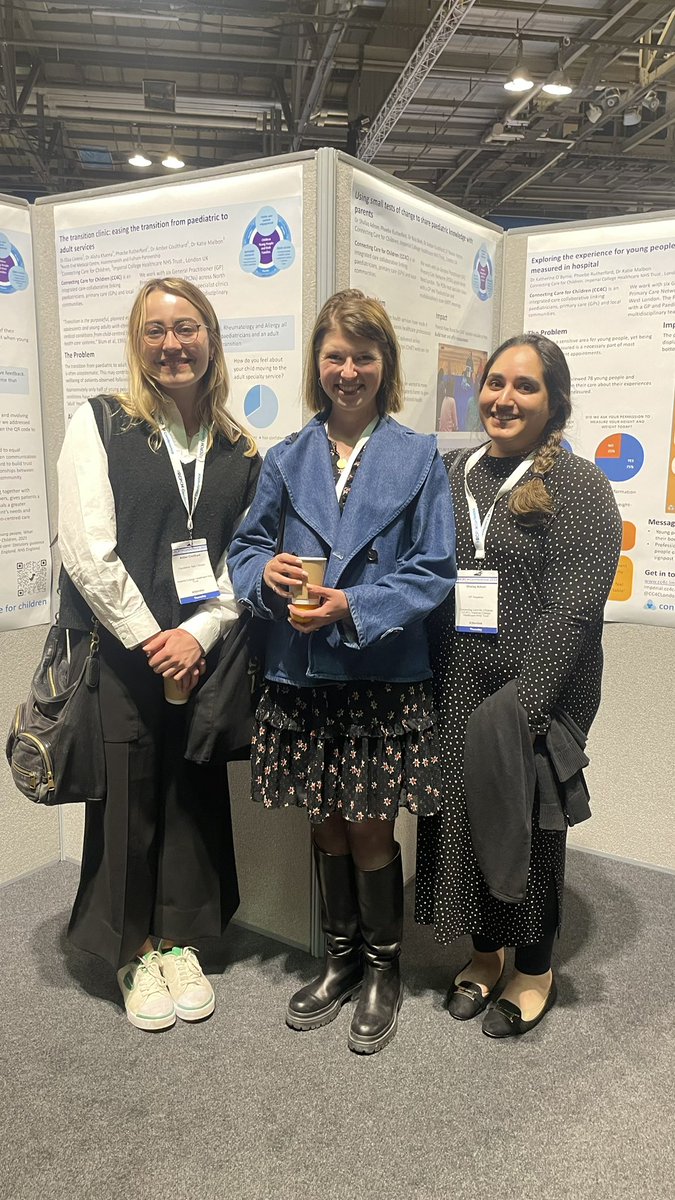 Proudly presenting their work with Young people at #RCPCH2023 More examples of brilliant interventions to provide developmentally appropriate healthcare @yphsig @ImperialNHS @CC4CLondon