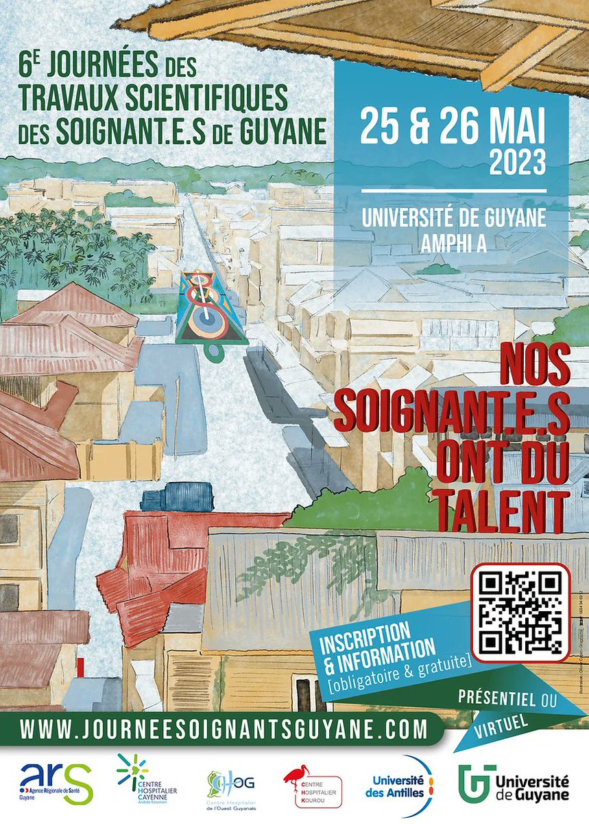 Urgences973's tweet image. Pour 2 jours les travaux des soignants de Guyane sont mis à l'honneur! Rejoignez nous en présentiel ou en distanciel! @ars_guyane @CHCayenne973 @univguyane @chog973