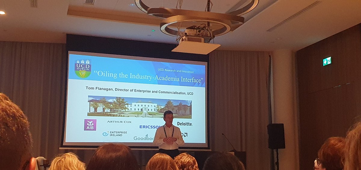 Tom Flanagan, Director of <a href="/NovaUCD/">NovaUCD</a> presenting today on academic industry collaboration  @astp4KT Annual Conference <a href="/KTIconnect/">KTI Connect</a> in Tallinn Estonia