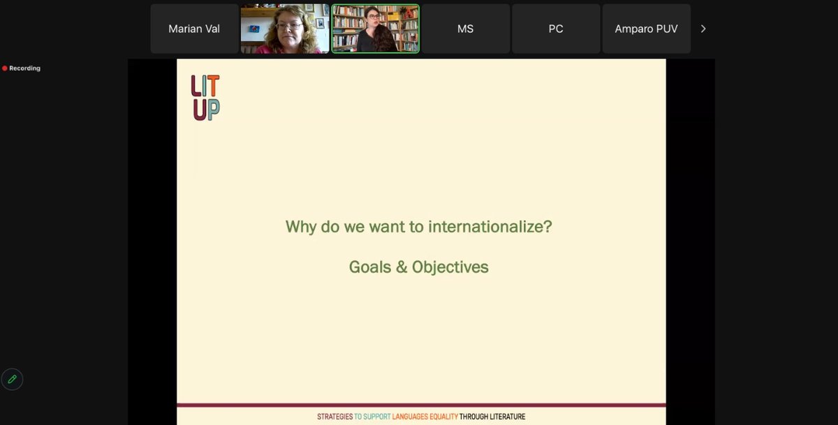 Rocking on our online webinar 'International Bookfairs: objectives and strategies' facilitated by Carlota Torrents. 
See u there!🤜🤛