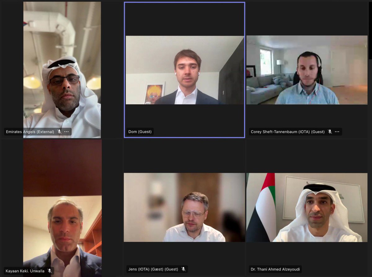 ThaniAlZeyoudi's tweet image. Great to meet @DomSchiener, co-founder &amp;amp; chair of @iota, and explore ways to introduce their open-source blockchain solution to the #UAE’s digital ecosystem. With its ability to power a wide range of sectors, it could play a vital role in our advanced technology ambitions.