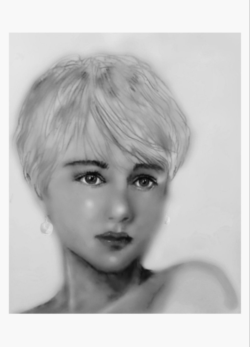 Maya076011151's tweet photo. #イラスト #鉛筆画 #絵 #お絵描き練習中 #似顔絵 #illustration #Pencildrawing #portrait #art #picture #blackandwhite  ✏️ https://t.co/GFFQXHJQ7v