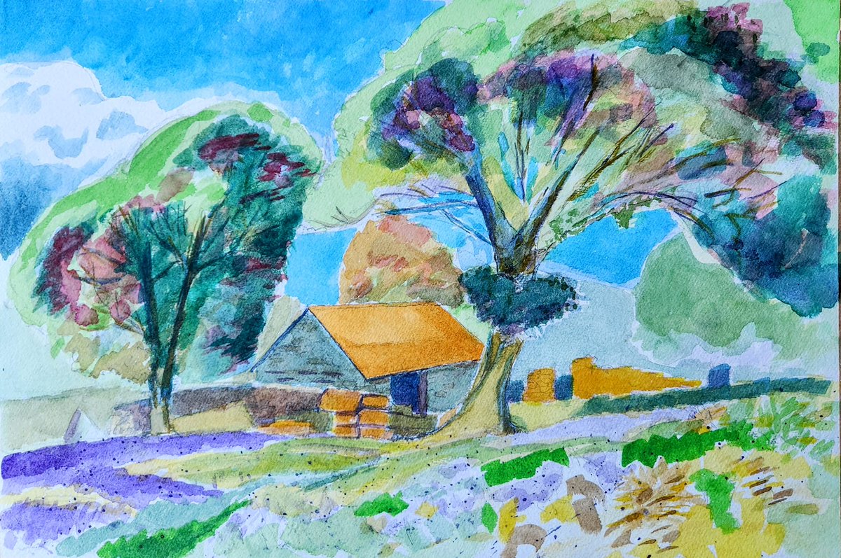 #watercolour #watercolourpainting #dartmoor
