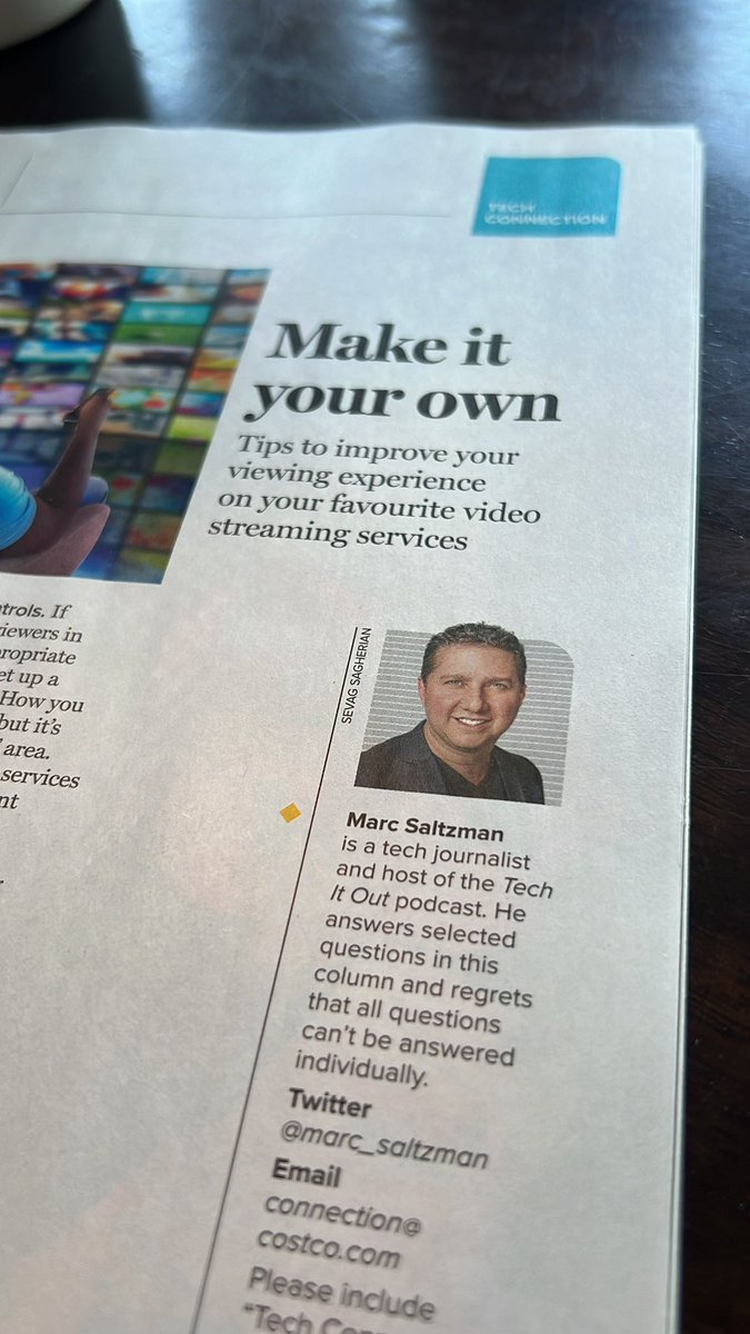 I spy with my little eye… <a href="/marc_saltzman/">Marc Saltzman</a> in <a href="/costcocanada/">Costco Canada</a> magazine