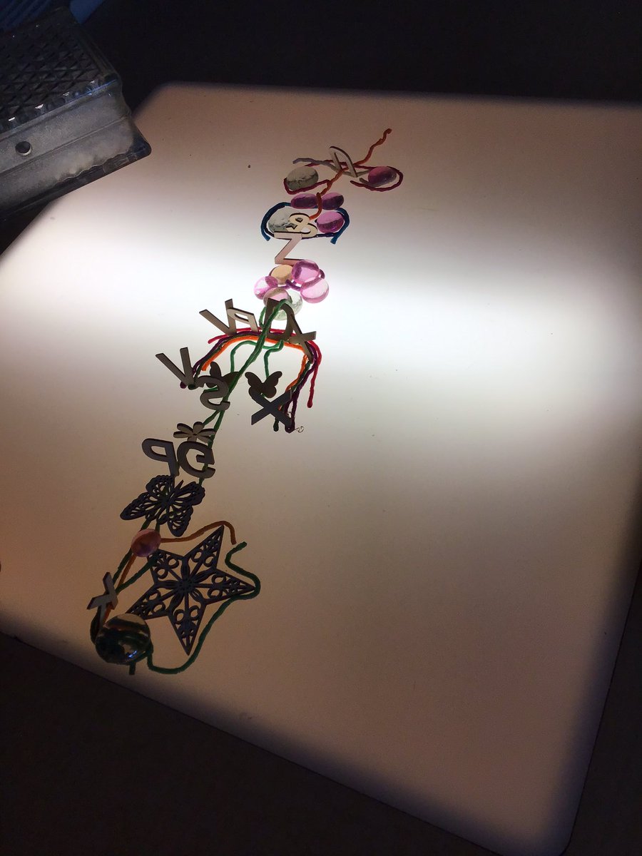 JBrentECE's tweet image. You just know it’s going to be an amazing day when there’s such focused early morning contemplation in the #OpenArtStudio &amp;amp; #LightTable.
Fairies and Butterfly worlds.