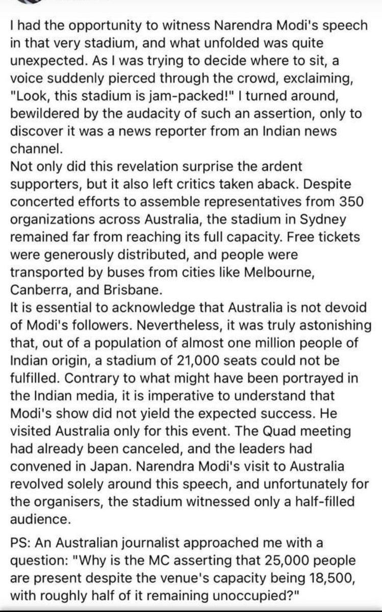 MabrinB's tweet image. #PMModiInAustralia 
Proof here..of the self obsessed megalomaniac 👇👇