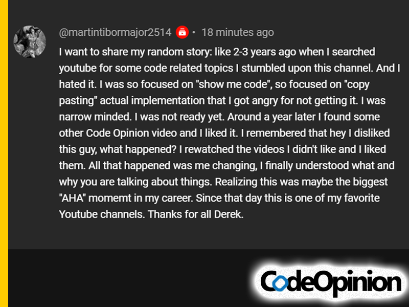 Derek Comartin tweet media