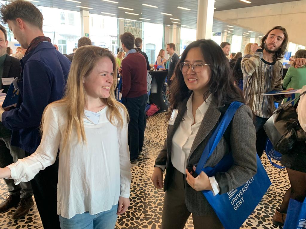 Today the #ResPecTMe team was at the #DagVanSociologie 🙋‍♀️🙋‍♀️! PhD candidate Milena Franke and Post-doc researcher Hyojin Seo presented their most recent papers with sociologists from all over #Flanders. 
More on #ResPecTMe publications here:  bit.ly/3q1ayVe