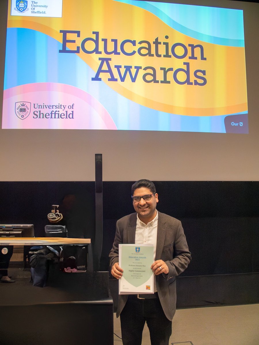 I am humbled and honoured that I received Education Award 2023 in the category of doctoral supervision. Witnessing my students’ achievements and the impact they make in their respective fields is the most rewarding aspect of being a supervisor. #educationaward #educator #phd