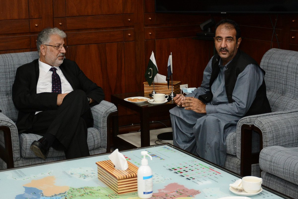 MAhmedhec's tweet photo. Minister for S&amp;T Agha Hassan Baloch, visit Chairman HEC to discuss the  Science &amp; Technology issues of Pakistan https://t.co/MdeAEDi4Fv