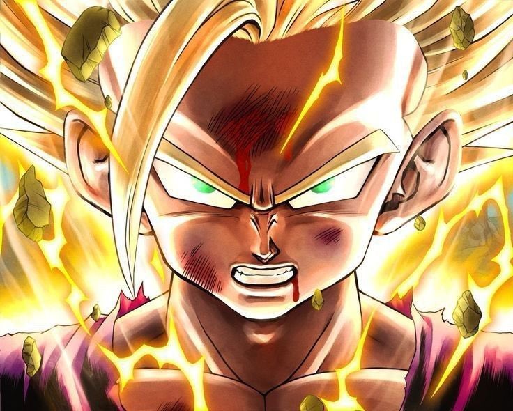 BennyDark_'s tweet photo. Gohan Super Saiyan 2 https://t.co/IXm3P1yAfq