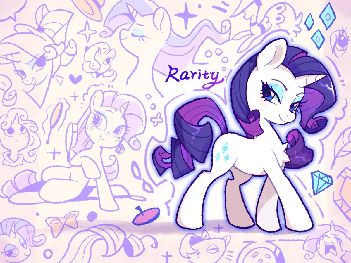 💙💜💎🔮 #MLP #mylittlepony #Rarity