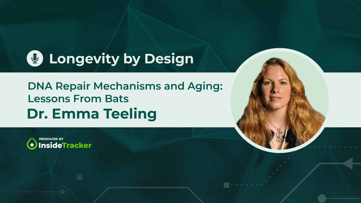 gblander1's tweet photo. In this episode of #LongevityByDesign, I interview Dr. @BatLabUCD, a leading bat researcher from the @ucddublin. We discussed why bat biology is a key to immunity, and #longevity.
@InsideTracker #aging #bats #immunology #humanhealth #virus #covid19
https://t.co/yOtHNHWwoa https://t.co/pXdlhNAiwn