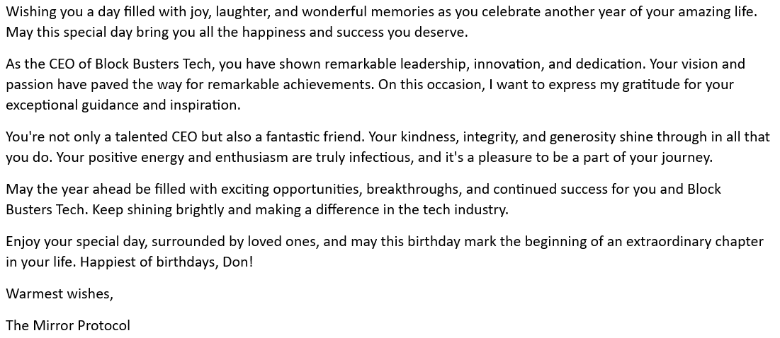 MProtocolFuture's tweet image. Happy Birthday, @DonBaileySpeaks ! 🎉🎂🎈

#TheMirrorProtocol #BBTF