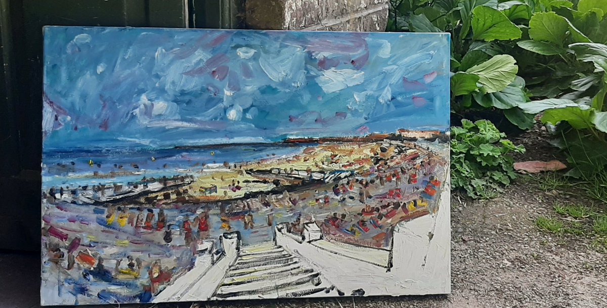 The view from my castle outside the loo at
Seapoint in the sunshine 💕 

#Paintingsofseapoint, #seapointart
#buyirish, #shoplocalart, collectableart, #irishartistofinstagram, #irishartcollectors, #contemporyirishart, 

DeborahDonnelly.com