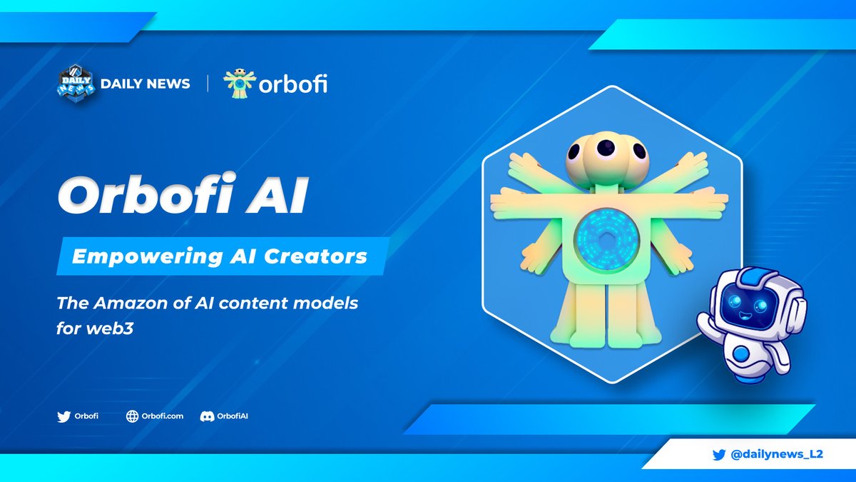 Introducing <a href="/Orbofi/">Orbofi</a>, the Amazon of AI content models for Web3! 🤖 

The primary goal of Orbofi AI is to unlock the creative and social potential of individuals and groups in the digital space. Powered by its proprietary AI engine, Orbofi AI empowers users to create their own AI