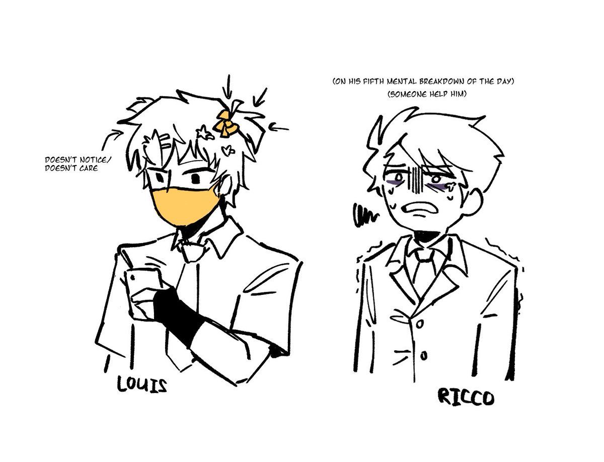 trblmkr_1107's tweet photo. @GoofyFries_ normal cipta wiyata au because being sick is very boring

(ricco is just like me for reals /JOKE) https://t.co/2I9k1ofDQO