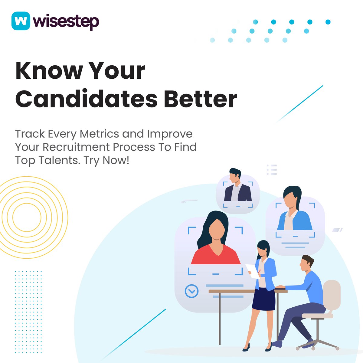 Wisestep ATS offers real-time analytics and reports to help you track the effectiveness of your recruitment strategies and make data-driven hiring decisions. 

Book a demo now to know more about Wisestep ATS

buff.ly/3SywYr8

#analytics #recruitment #hiring #WisestepATS