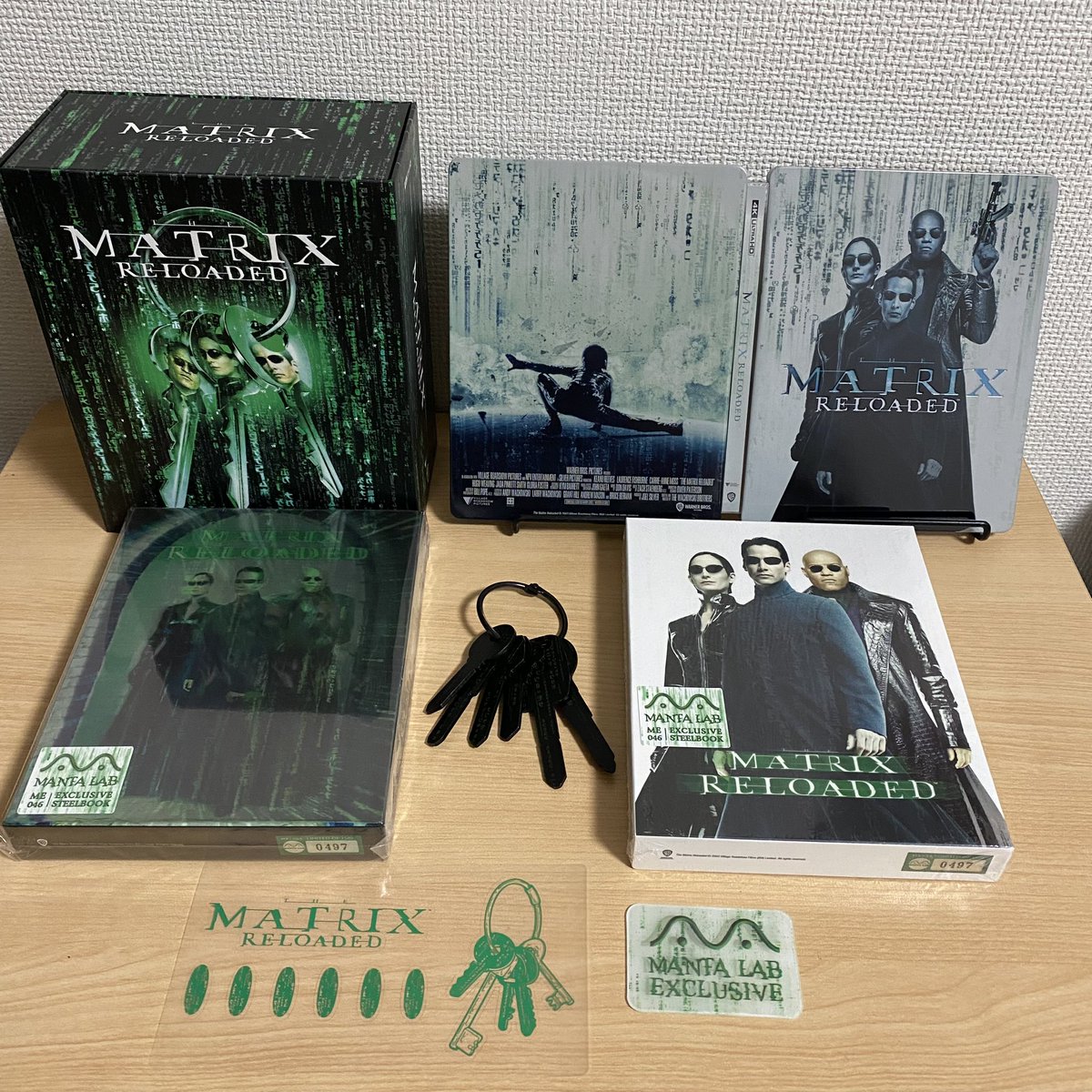 THE MATRIX RELOADED
《ME#46 One-click BOX》

#スチールブック
#steelbook
#Üスチブ