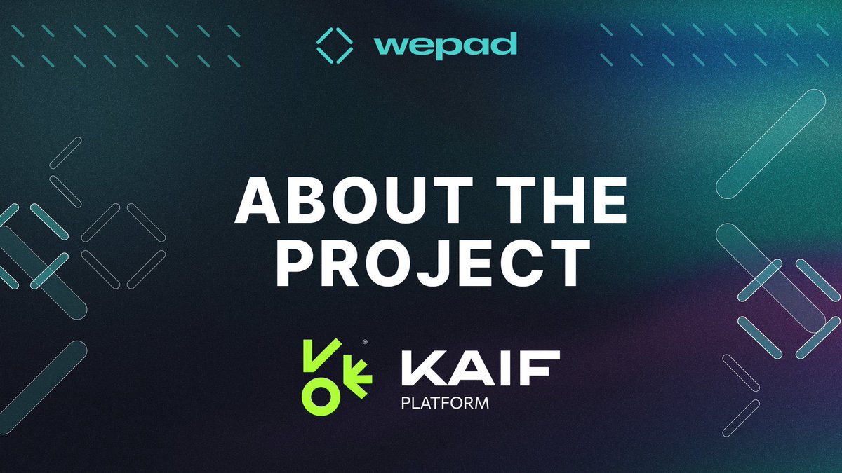 ⚡️Yeni katılım yapacağım proje <a href="/WePad_IDO/">WePad</a> platformu üzerinden kaliteli bulduğum <a href="/KAIF_Platform/">KAIF Platform</a> projesidir⚡️
Yapay zeka üzerine kurulmuş uygulamaları asistan olarakta görev yapmakta. 
Mcap çıkışta : 356k$ likidite hariç Tier 1 borsalar oyanlanmış duyumlara göre. 
Saygılar 🎩