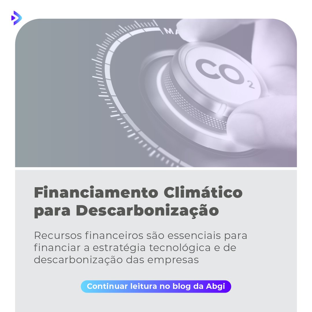 A #criseclimática é uma pauta urgente, e uma das soluções é investir em práticas de #descarbonização. Apresentamos algumas oportunidades de fomento para apoiar estes projetos. Confira o artigo completo: bit.ly/43n170Q 

#lowcarbon #inovação #fomento