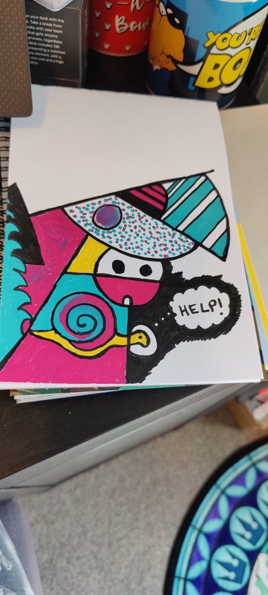 Kate or Death (@emogeekface) on Twitter photo As part of <a href="/cooperativeweb/">Cooperativeweb</a>'s #MentalHealthAwarenessWeek we ran a Dine and Draw session aided by the lovely people at <a href="/ScrawlrBox/">ScrawlrBox</a> and their December 'Chaos Confined' box. This is my attempt so far. It was a great way to force myself to slow down for an hour or so and relax. As part of <a href="/cooperativeweb/">Cooperativeweb</a>'s #MentalHealthAwarenessWeek we ran a Dine and Draw session aided by the lovely people at <a href="/ScrawlrBox/">ScrawlrBox</a> and their December 'Chaos Confined' box. This is my attempt so far. It was a great way to force myself to slow down for an hour or so and relax.