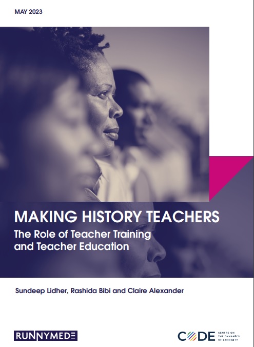 New report out today from @RunnymedeTrust & @EthnicityUK - 'Making History Teachers'

Following directly on from our work on #OurMigrationStory this @ESRC-funded research explores the critical role of teacher educators in history curriculum reform 

runnymedetrust.org/publications/m…