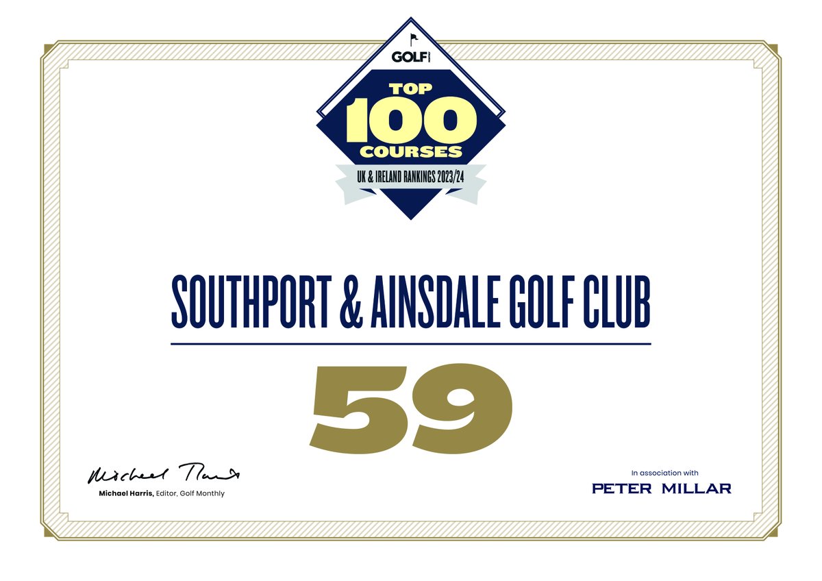 What a team! ⛳ Great honour to be recognised.

#top100 #top100clubs #top100golf #top100golfcourses