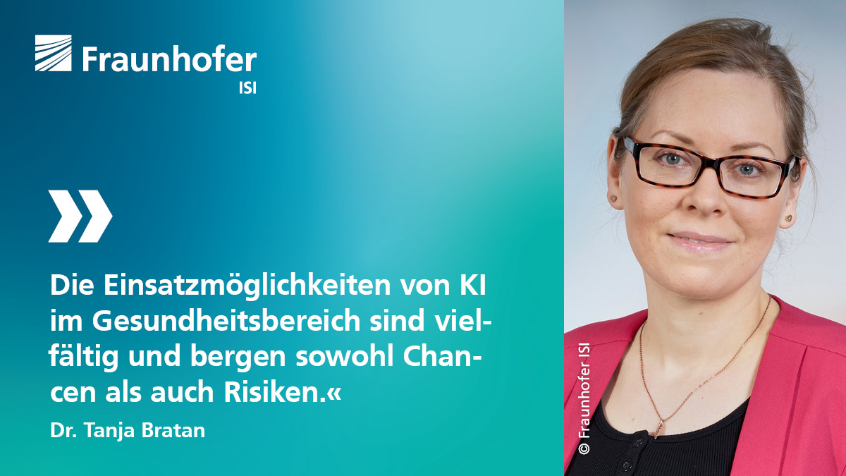 Wie verändert #KI den Bereich #Gesundheit? Welche Anwendungen gibt es für #Diagnose, #Therapie, #Pflege, #Verwaltung, #Forschung? Warum ist die Vertrauenswürdigkeit von besonderer Bedeutung? In unserem Blog gibt Tanja Bratan einen Überblick: isi.fraunhofer.de/de/blog/2023/k…
