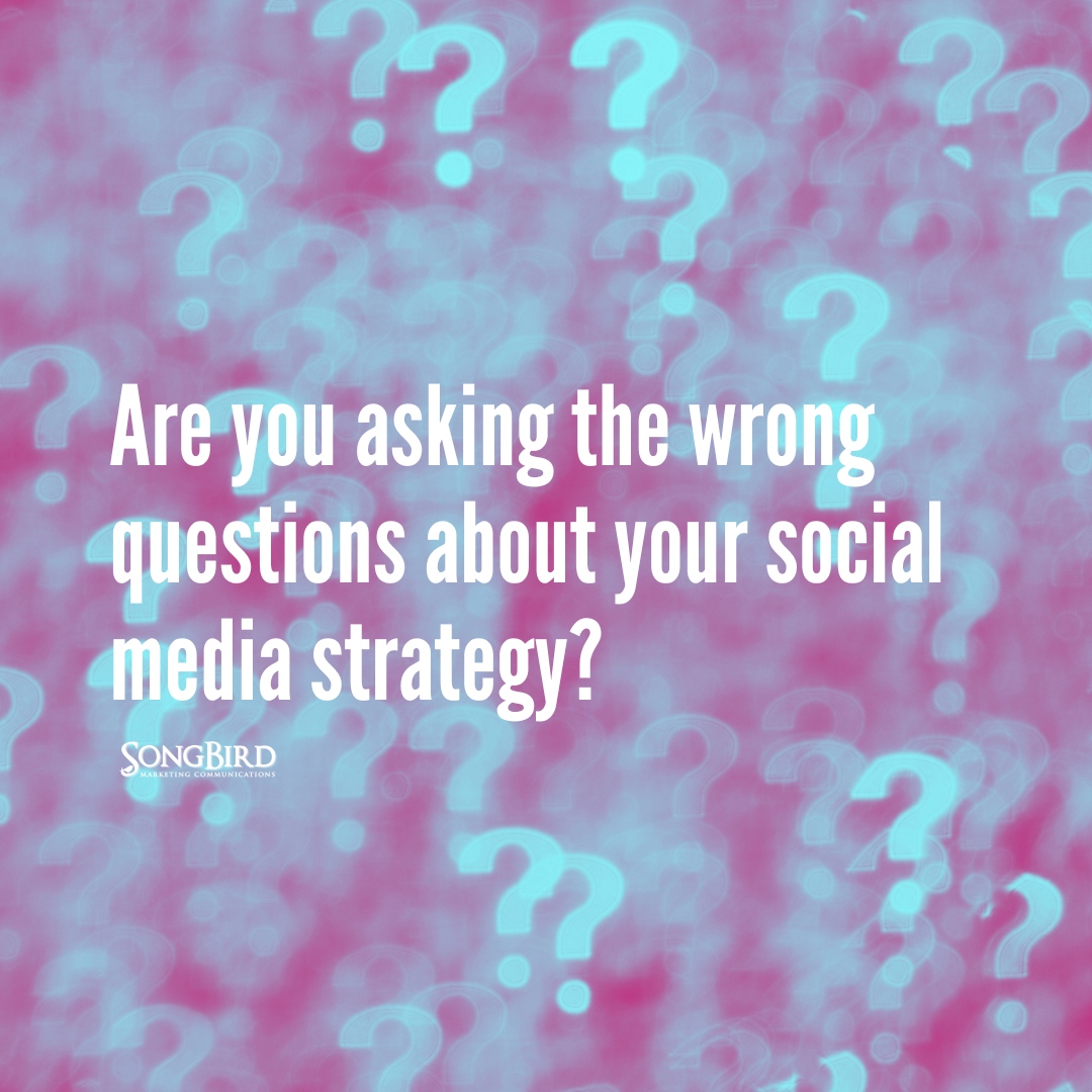 What if you’re asking the wrong questions about your social media strategy? 

<a href="/candacehuntly/">Candace Huntly</a> goes over a few social media questions that have come up when talking to business owners.

Get all the details: bit.ly/SMquestions

#SocialMediaTips #MarketingStrategy