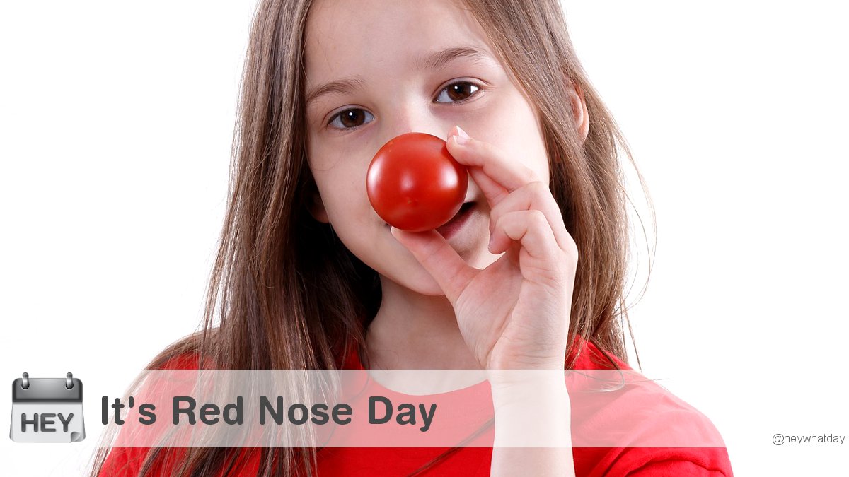 It's Red Nose Day! 
#RedNoseDay #RedNose #Red