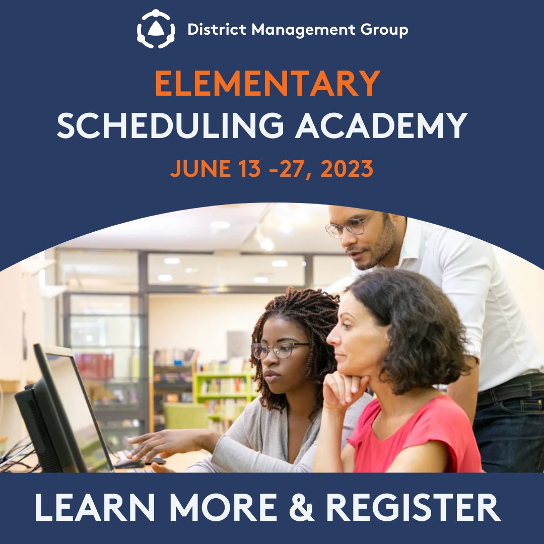 Creating your elementary #school #schedule later in the season? Looking for a better approach, tools, and support? Join our Elementary #Scheduling Academy kicking off 06/13 and have your best-ever school schedule ready by the end of June!  hubs.ly/Q01R9xF90
 #principal