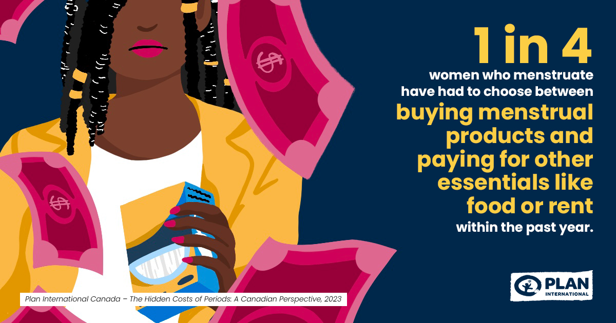 ThePeriodPurse (@theperiodpurse) on Twitter photo New <a href="/PlanCanada/">Plan Int'l Canada</a> stats on #periods ahead of #MHDay2023 — one in four women who menstruate have had to choose between buying period products and paying for other essentials like food and rent.
Read more: bit.ly/43kD9TU #LetsTalkPeriods #WeAreCommitted #MenstrualEquity New <a href="/PlanCanada/">Plan Int'l Canada</a> stats on #periods ahead of #MHDay2023 — one in four women who menstruate have had to choose between buying period products and paying for other essentials like food and rent.
Read more: bit.ly/43kD9TU #LetsTalkPeriods #WeAreCommitted #MenstrualEquity
