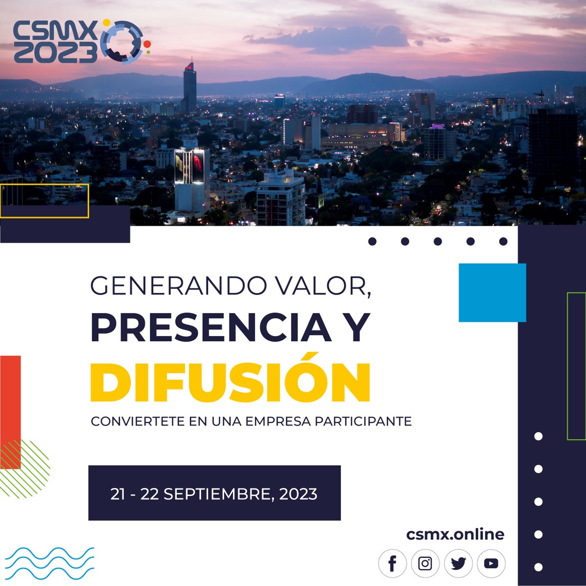 ¡Únete a nosotros en CSMX2023 y experimenta estas increíbles oportunidades para tu empresa! Para obtener más información, visita nuestra página web en csmx.online. ¡Te esperamos! 😉🌐