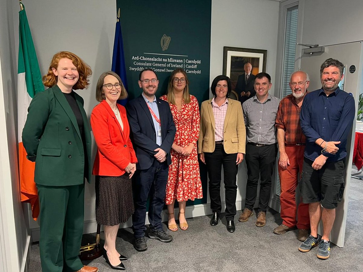 Great to be hosted by @IrlCGWales yesterday for a gathering of Wales and NI rural affairs groups, discussing the many shared challenges and opportunities as part of the New Common Charter for Cooperation project. Diolch am Fawr to all who joined! @CCBSCrossBorder