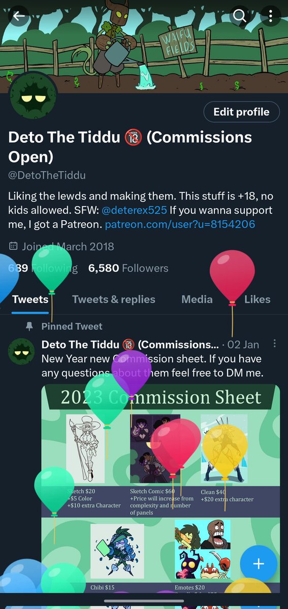 Deto The Tiddu 🔞 (Comms Open) tweet media