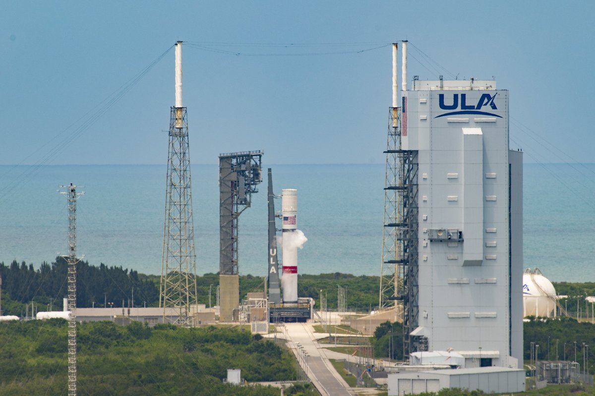 ULA is preparing for the #VulcanRocket Flight Readiness Firing (FRF) to validate the fully integrated vehicle before its inaugural #Cert1 launch from Cape Canaveral Space Force Station, Florida! #CountdowntoVulcan
 
Learn more about this test: bit.ly/countdown-to-v…