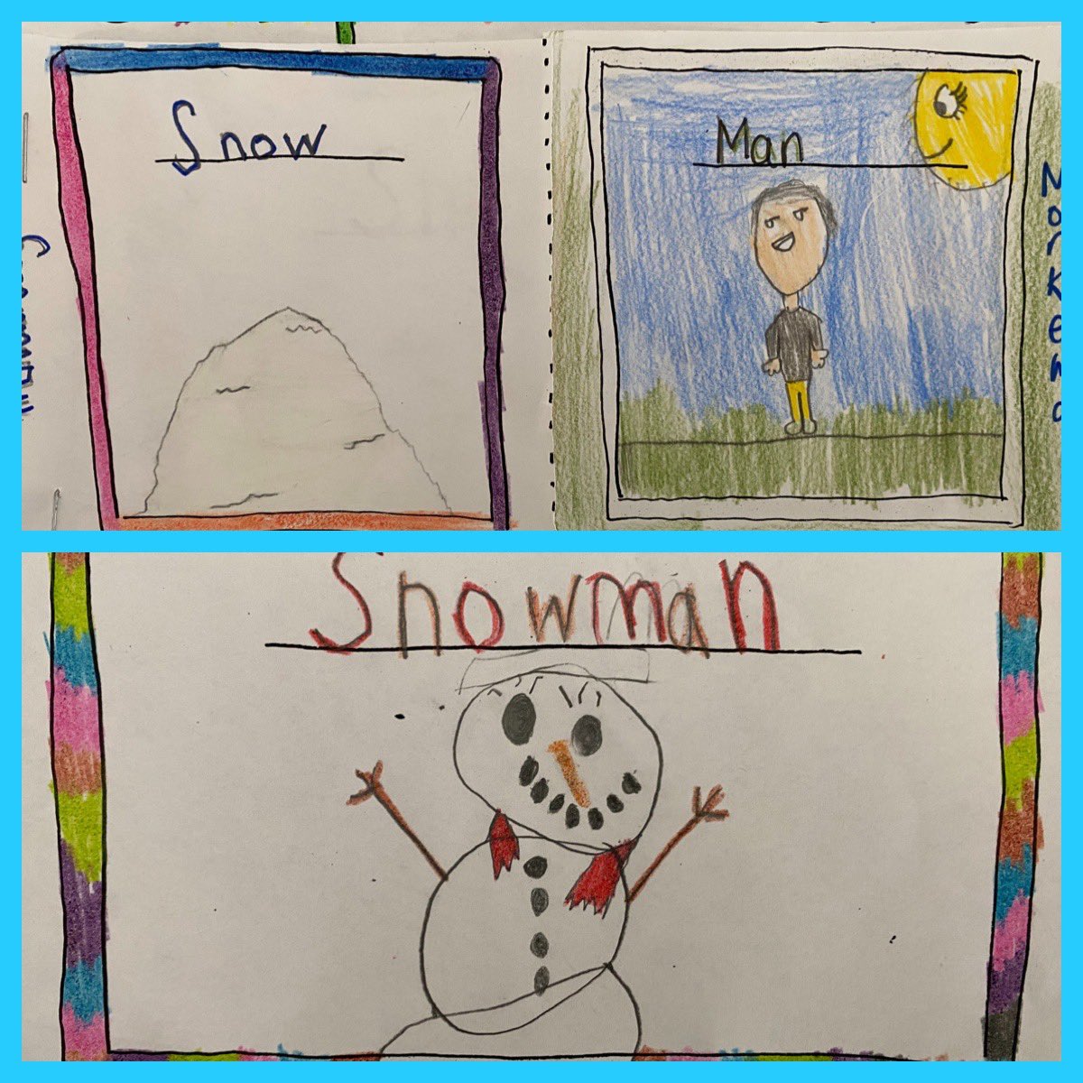 Gr 2 students <a href="/WilliamKingElem/">William King School</a> are starting to learn about compound words. What a fun way to see two words coming together to make a compound word! These were flip open book format so the compound words is revealed when you open the flaps. @tracimckay @HrceLiteracy