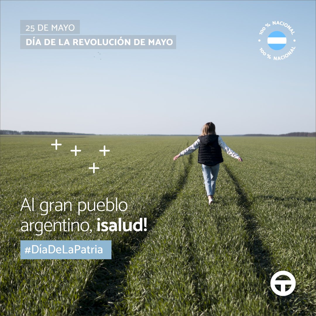 TomasHnos's tweet photo. 🇦🇷¡Feliz día de la Patria!🇦🇷
Hoy se cumplen 213 años de la Revolución de Mayo, hecho fundacional para la Argentina. 

#25DeMayo #TomásNacional https://t.co/TKnsipK8zP