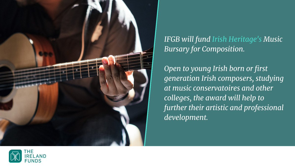 This year Young Leaders membership fees supported @HeritageIrish to provide a bursary to a talented composer studying in Ireland or Britain. If you want to join the Young Leaders and make a difference to organisations and communities, then sign up here irelandfunds.org/young-leaders/…