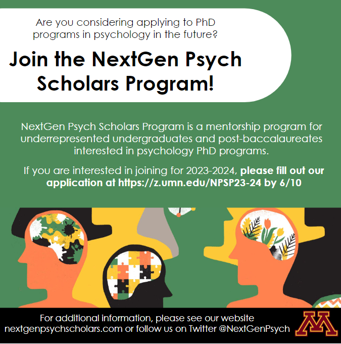 NextGenPsych's tweet photo. Over 300 mentees and mentors have signed up already! We are excited to meet you all and help you reach your goals. 
If you are interested in being a mentee or a mentor, fill our our application form at https://t.co/wIv2FwCxKs by 6/10. https://t.co/AFOrtMrTmA