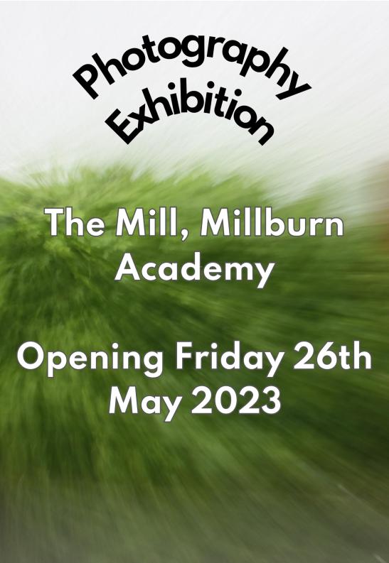 Reminder that tomorrow is our first photography exhibition in The Mill!

Visitors are welcome 11-12:30 to see a selection of work from across our talented S3-S6 photography classes. There'll be photo collages, cyanotypes, photo books, darkroom prints and lots more to see!📷