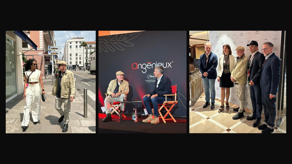 🎥 What an incredible day in Cannes! Thanks to all who joined us for our masterclass with the incredible #BarryAckroyd. Here are some highlights.📸 #AngenieuxCelebrates #cannes2023 #cannes76 #PierreAngenieuxTribute
