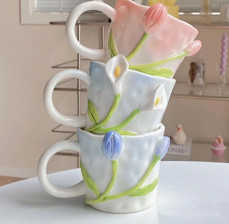 lavieestbelIe's tweet photo. Flower mugs 🌼💐 https://t.co/FVGT8Rtwdt