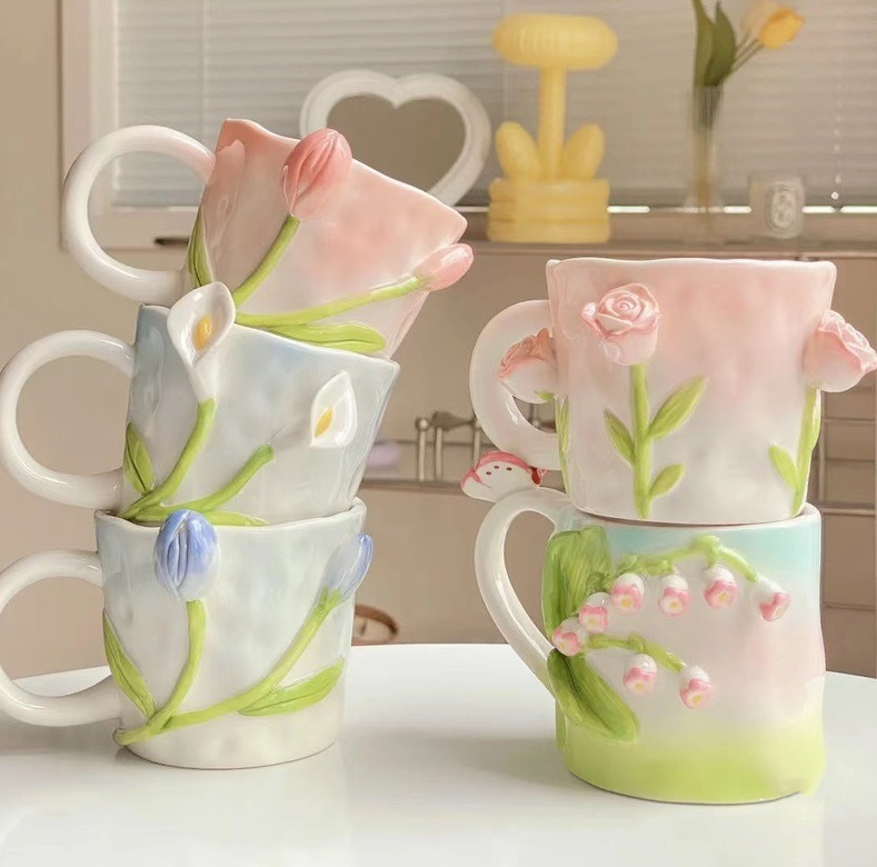 lavieestbelIe's tweet photo. Flower mugs 🌼💐 https://t.co/FVGT8Rtwdt