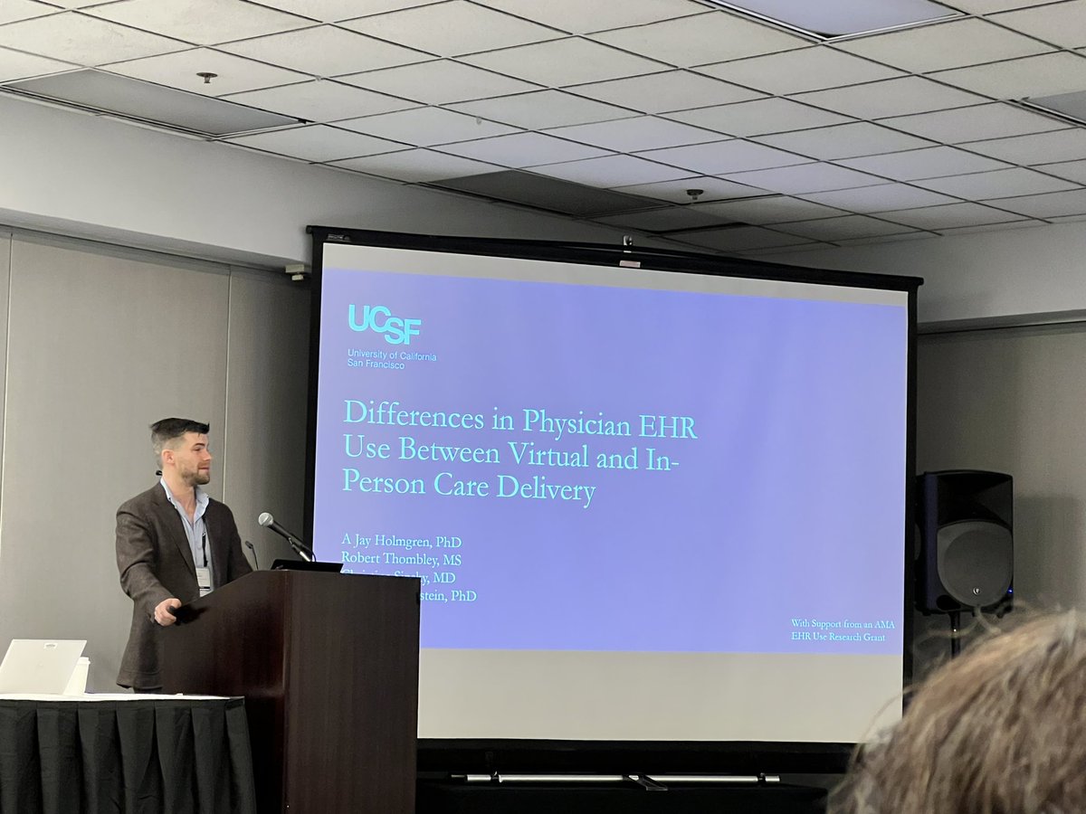 Differences in EHR use in Virtual Care vs In-Person care delivery settings

@AJHolmgren #CIC23 @AMIAinformatics #TelemedNow

cc @dr_salim_MD @bspartridgeCIS @RJelinek @MdDeepti