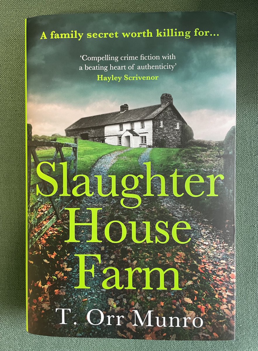 She survived Breakneck Point and now CSI Ally Dymond is off to Slaughterhouse Farm in book 2 of ⁦@TinaOrrMunro⁩’s brilliant Devon-set series. Brimming with forensics and menace and OUT NOW from ⁦@HQstories⁩ 🔎 ⁦@NotCecily⁩