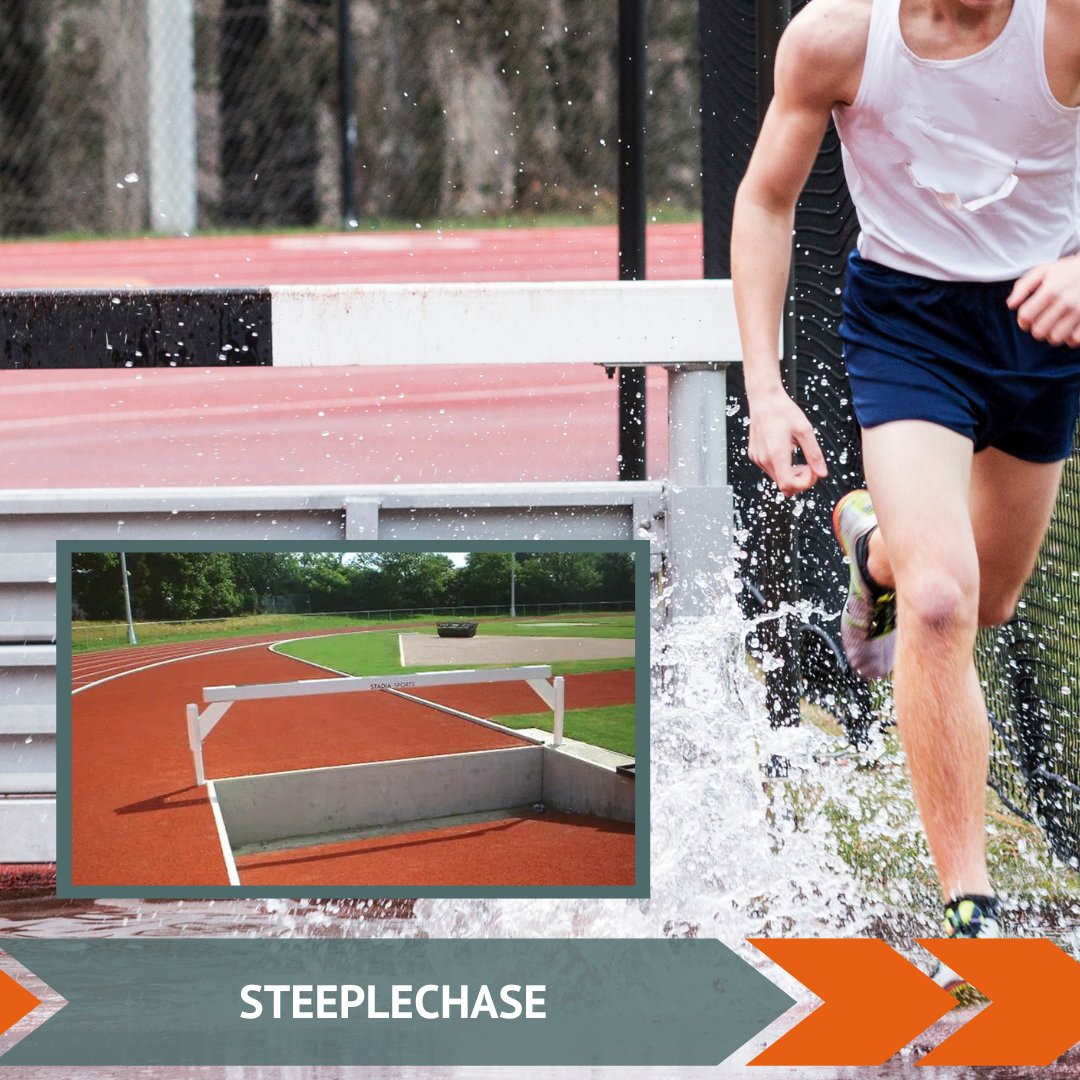 StadiaSports's tweet photo. Is your #athleticsclub looking for Steeplechase equipment? 🏃‍♂️

All of our #steeplechase hurdles are height adjustable meaning they can be raised or lowered in order to suit the competitor’s age range and ability.

https://t.co/Qr10XzIRta
#stadiasports https://t.co/7J99ljQ765